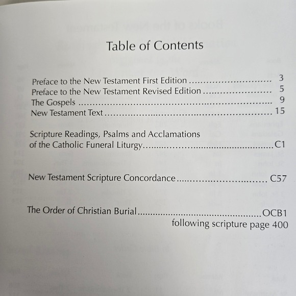 The Promise of Christ New American Bible Revised New Testament - Picture 9 of 10